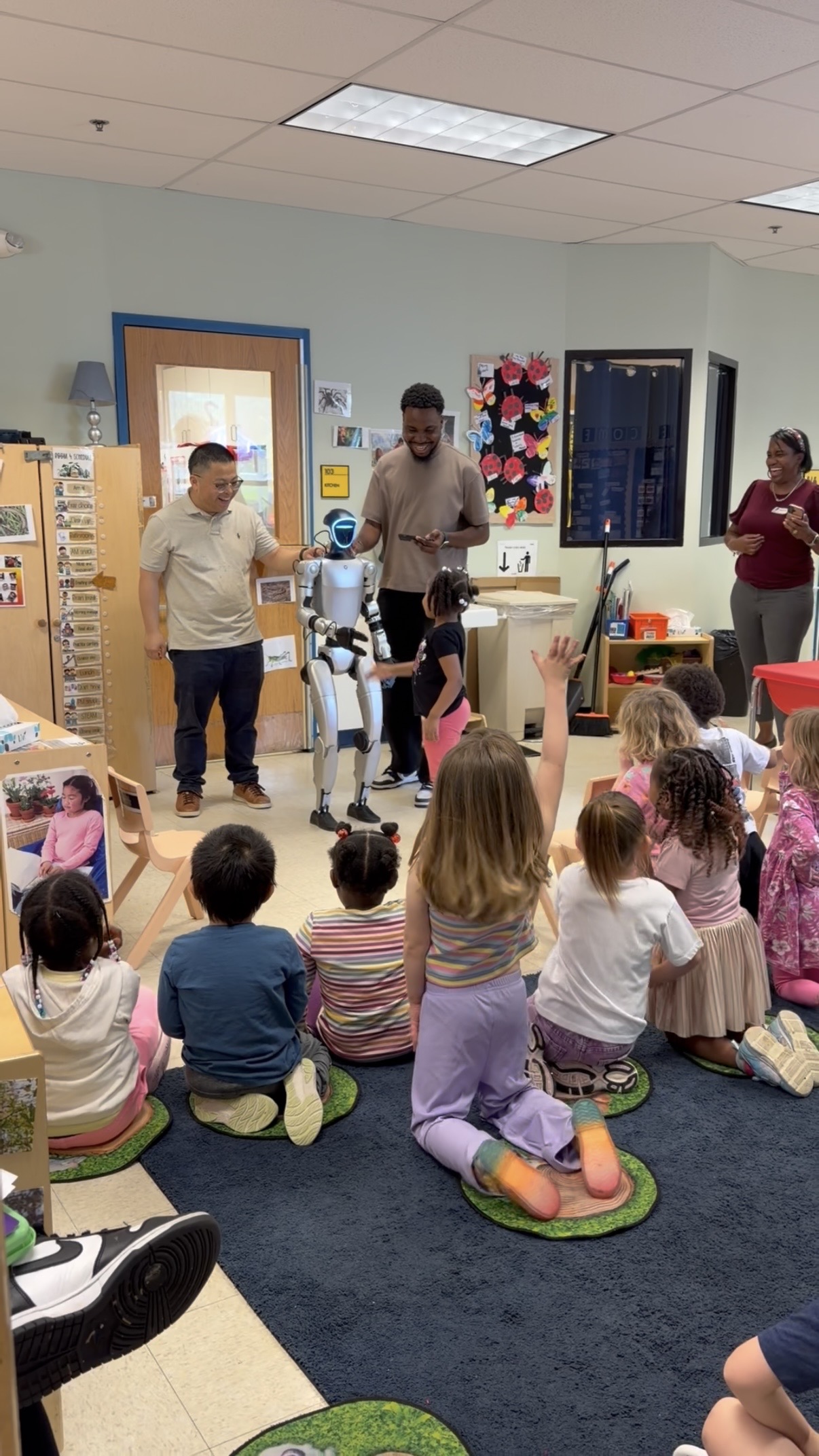 Robot demonstration at a local daycare