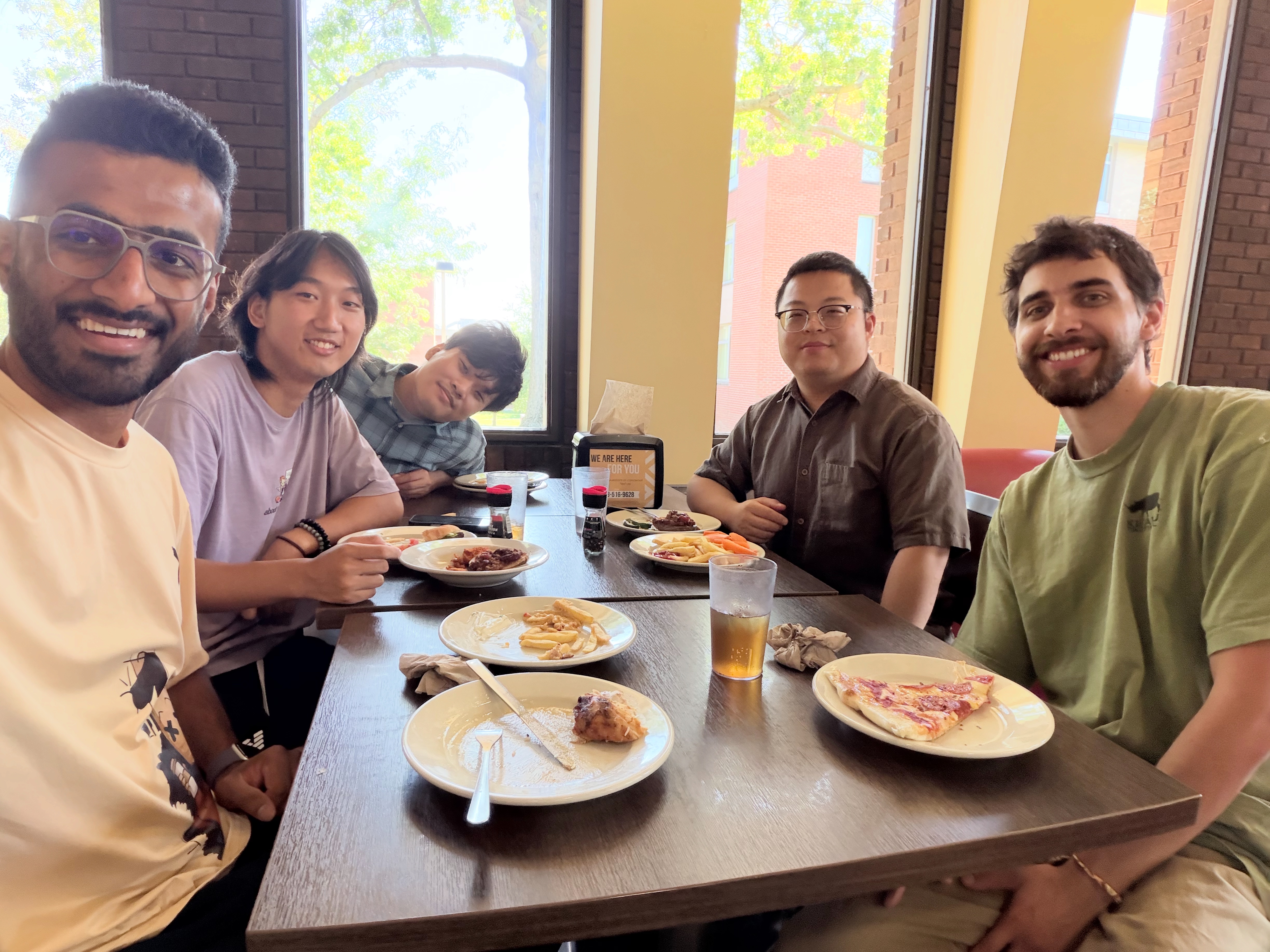 FSI Lab group meal in September 2026