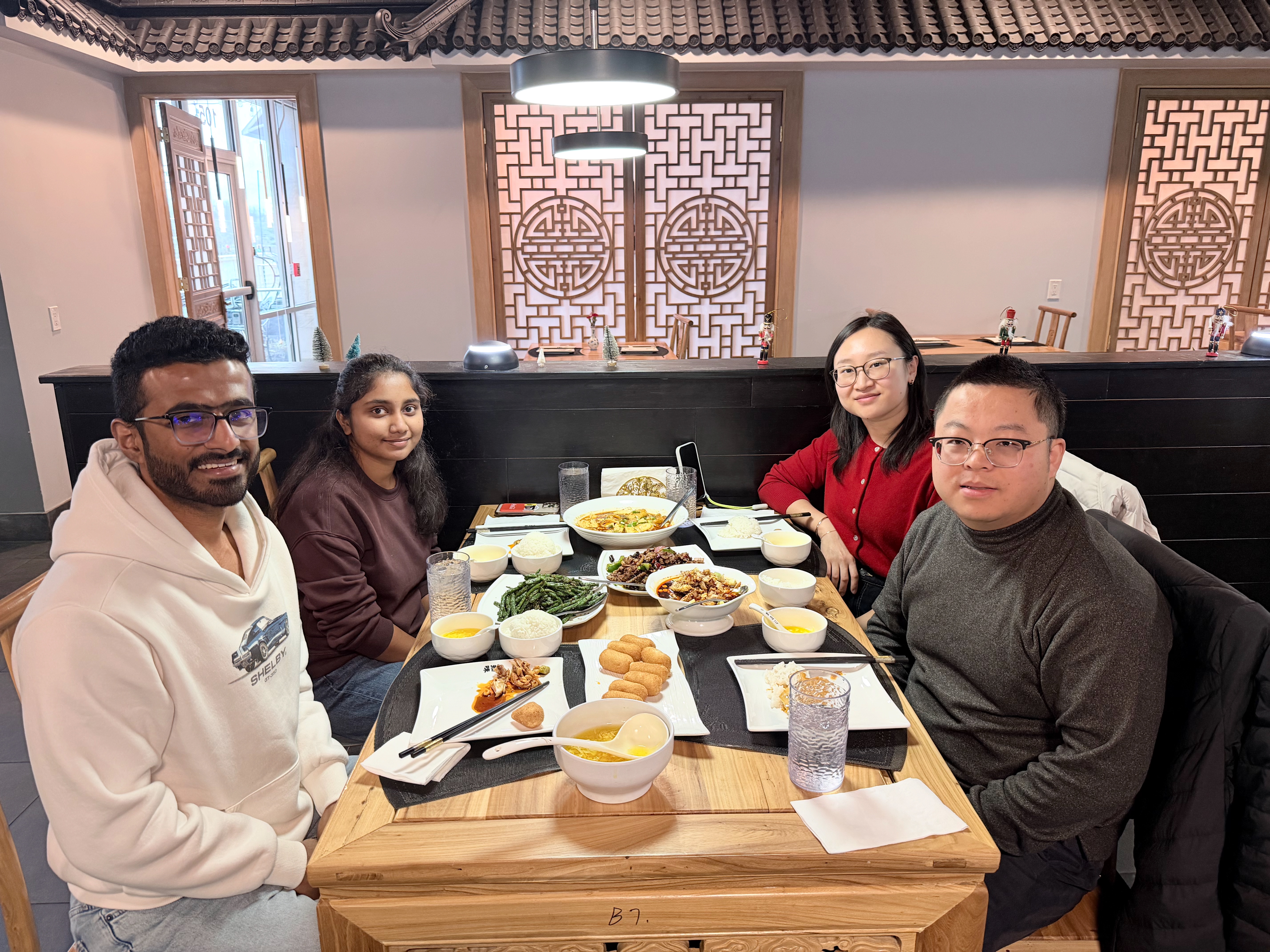 FSI Lab group meal in December 2025