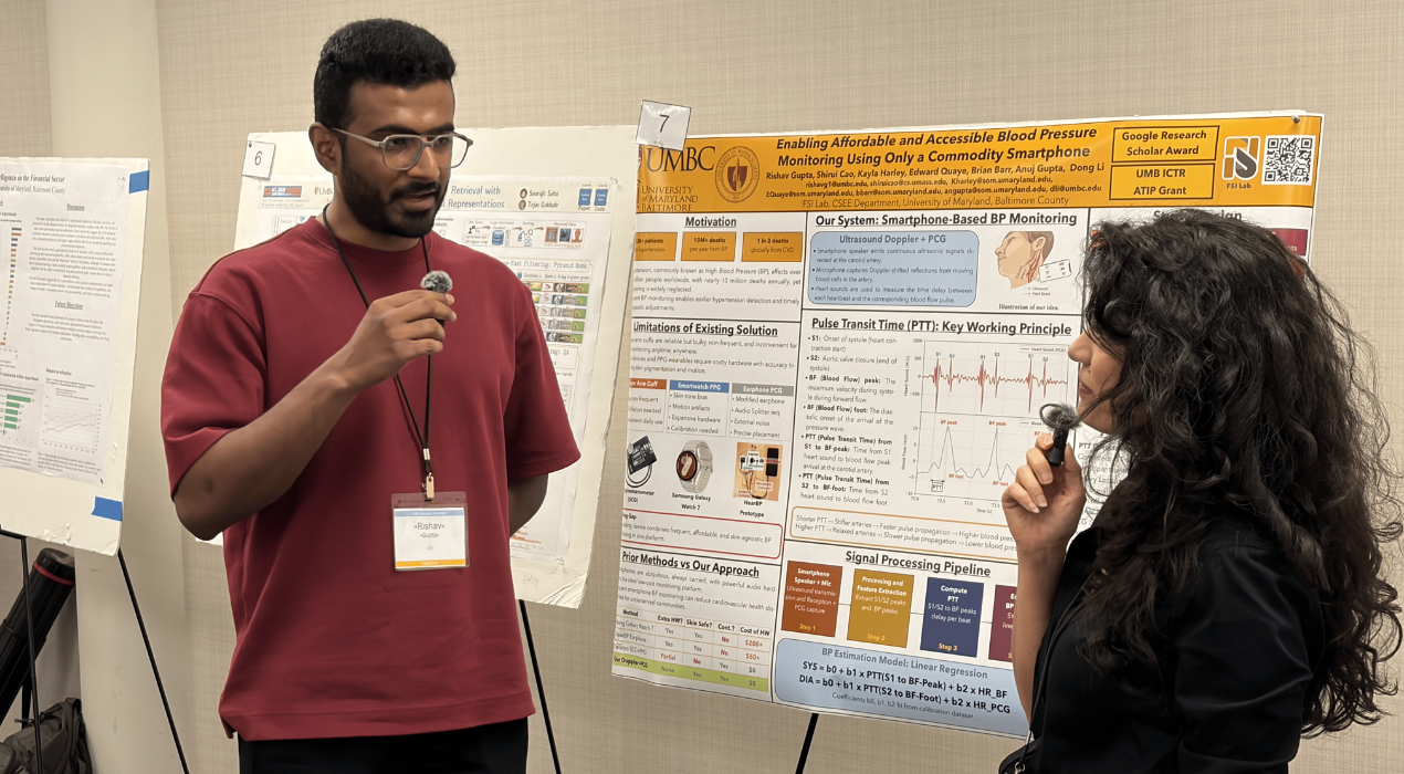 Rishav at CSEE Research Day 2026